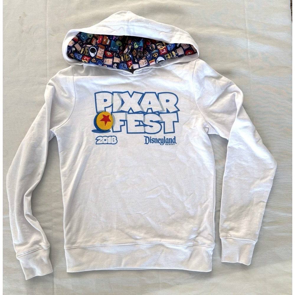 Disney‎ PIXAR FEST 2018 Hoodie Sweatshirt Size XS Disneyland Resort